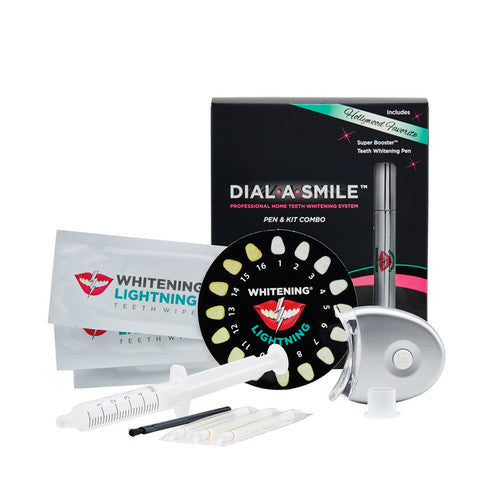 Dial A Smile Teeth Whitening Kit & Teeth Whitening Pen Combo